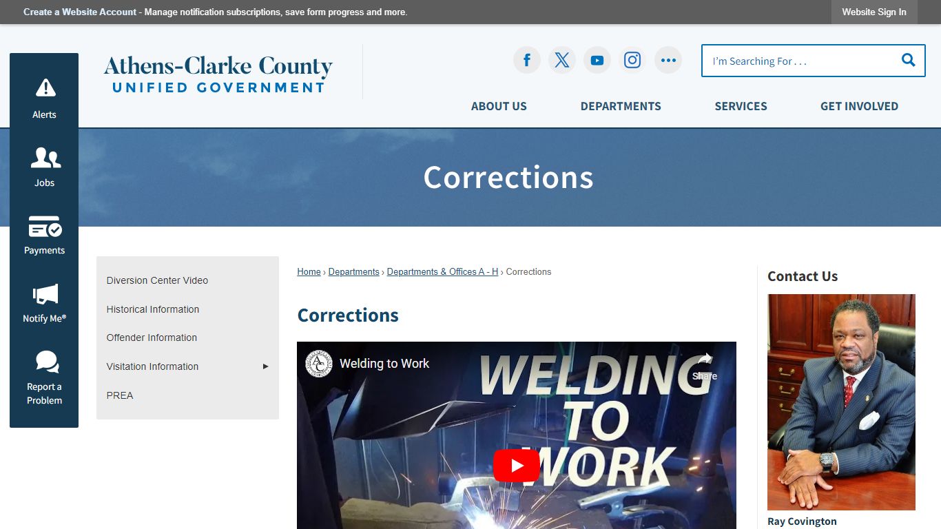 Corrections | Athens-Clarke County, GA - Official Website - ACCGov